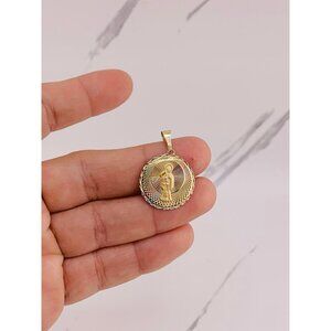 ❤️ 10k solid gold pendant Santa Muerte - Holy Death